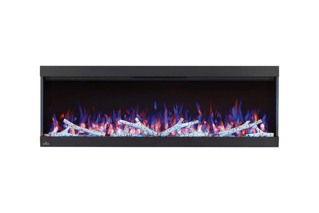 Napoleon Trivista Pictura 60 in 3-Sided Wall Mount Electric Fireplace | Surface Mount Electric Fireplace | NEFL60H-3SV
