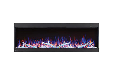 Image of Napoleon Trivista Pictura 50 in 3-Sided Wall Mount Electric Fireplace | Surface Mount Electric Fireplace | NEFL50H-3SV
