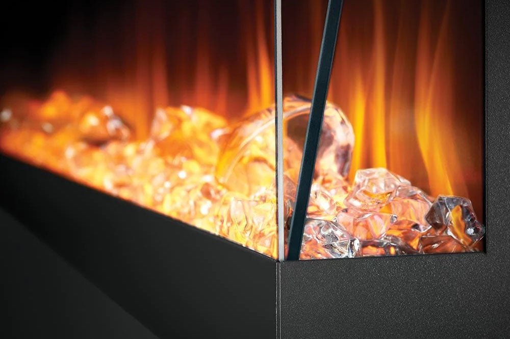 Napoleon Trivista Pictura 60 in 3-Sided Wall Mount Electric Fireplace | Surface Mount Electric Fireplace | NEFL60H-3SV