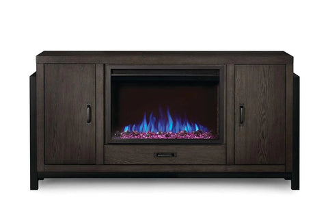 Image of Napoleon Franklin Media Console in Oak | Cineview 30'' Electric Firebox