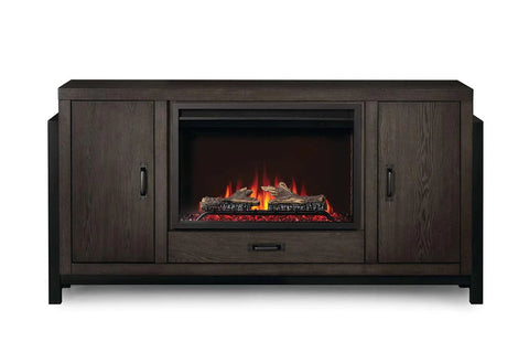 Image of Napoleon Franklin Media Console in Oak | Cineview 30'' Electric Firebox