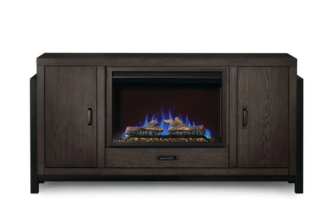 Image of Napoleon Franklin Media Console in Oak | Cineview 30'' Electric Firebox