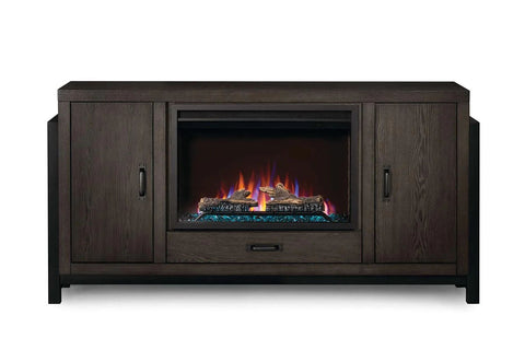 Image of Napoleon Franklin Media Console in Oak | Cineview 30'' Electric Firebox