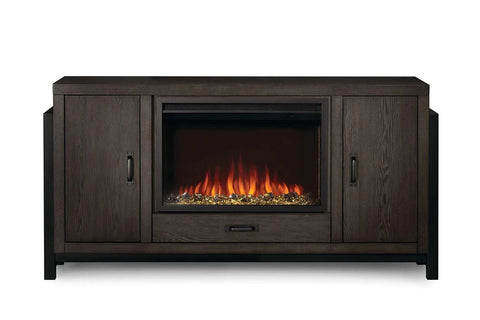 Image of Napoleon Franklin Media Console in Oak | Cineview 30'' Electric Firebox