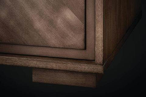 Image of Napoleon Hayworth Media Console in Mahogany | Cineview 30'' Electric Firebox