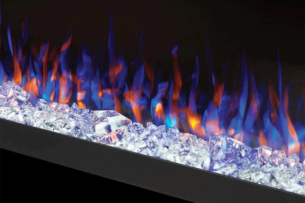 Napoleon Trivista Pictura 50 in 3-Sided Wall Mount Electric Fireplace | Surface Mount Electric Fireplace | NEFL50H-3SV