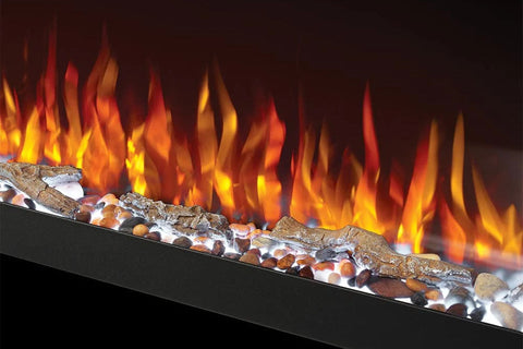 Image of Napoleon Trivista Pictura 60 in 3-Sided Wall Mount Electric Fireplace | Surface Mount Electric Fireplace | NEFL60H-3SV
