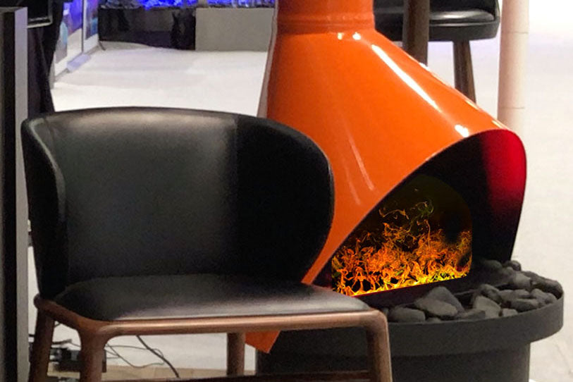 Aquafire Water Vapor 60'' Built-In Electric Fireplace Insert | Water Mist Electric Fireplace | AWA-60-150 | Electric Fireplaces Depot