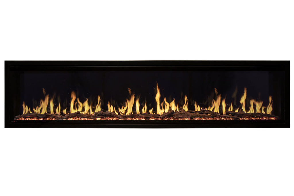 Modern Flames Orion Slim 100 Inch Heliovision Virtual Recessed Wall Mount Electric Fireplace - OR100-SLIM