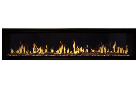 Image of Modern Flames Orion Slim 100 Inch Heliovision Virtual Recessed Wall Mount Electric Fireplace - OR100-SLIM