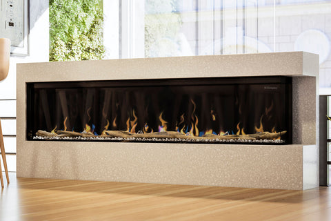 Image of Dimplex Ignite XL Bold 88-In Smart Built-In Linear Electric Fireplace - 3-Sided Multi-Sided Electric Fireplace - XLF8817-XD