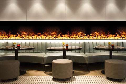 Image of AFireWater Prestige Pro Water Vapor 60'' Built-In Electric Fireplace Insert | Water Mist Electric Fireplace | AWPR-60-150 | Electric Fireplaces Depot