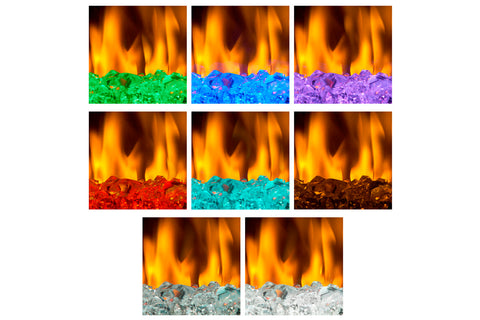 Image of Dimplex 33 Inch Multi-Fire XHD Electric Firebox Insert with Acrylic Glass - Dimplex XHD33G Plug-In Electric Fireplace