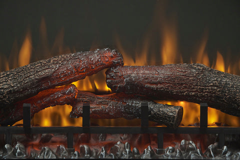 Image of Dimplex 33 Inch Multi-Fire XHD Electric Firebox Insert with Logs - Dimplex XHD33L Plug-In Electric Fireplace