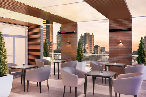 Image of Dimplex DIR 3000W Outdoor Indoor Electric Heater | DIR Infrared Electric Heater | DIR30A10GR