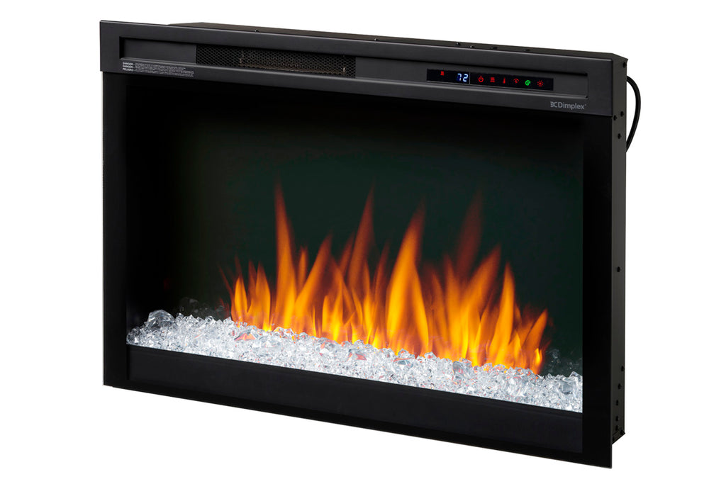 Dimplex 33 Inch Multi-Fire XHD Electric Firebox Insert with Acrylic Glass - Dimplex XHD33G Plug-In Electric Fireplace