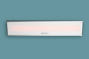 Bromic Platinum Marine Smart-Heat 2300 Watt 208V Infrared Patio Heater White | 33 in Electric Radiant Heater | BH0320024