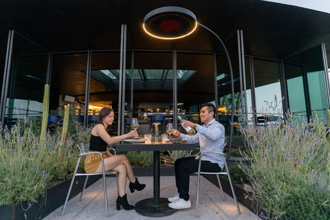 Image of Bromic Eclipse Smart-Heat Outdoor Electric Portable Patio Heater | Bromic Eclipse Outdoor Electric Radiant Portable Heater | BH0820001
