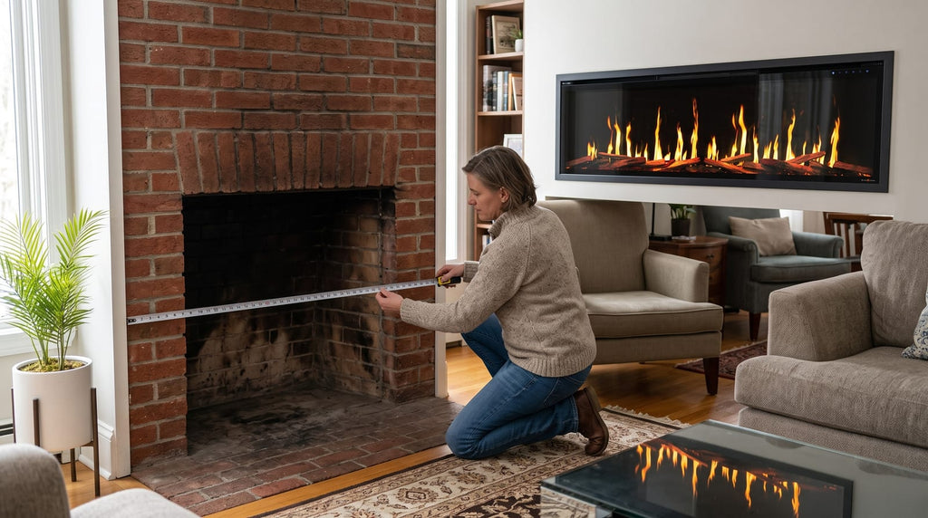 How Do You Size an Electric Fireplace Insert?