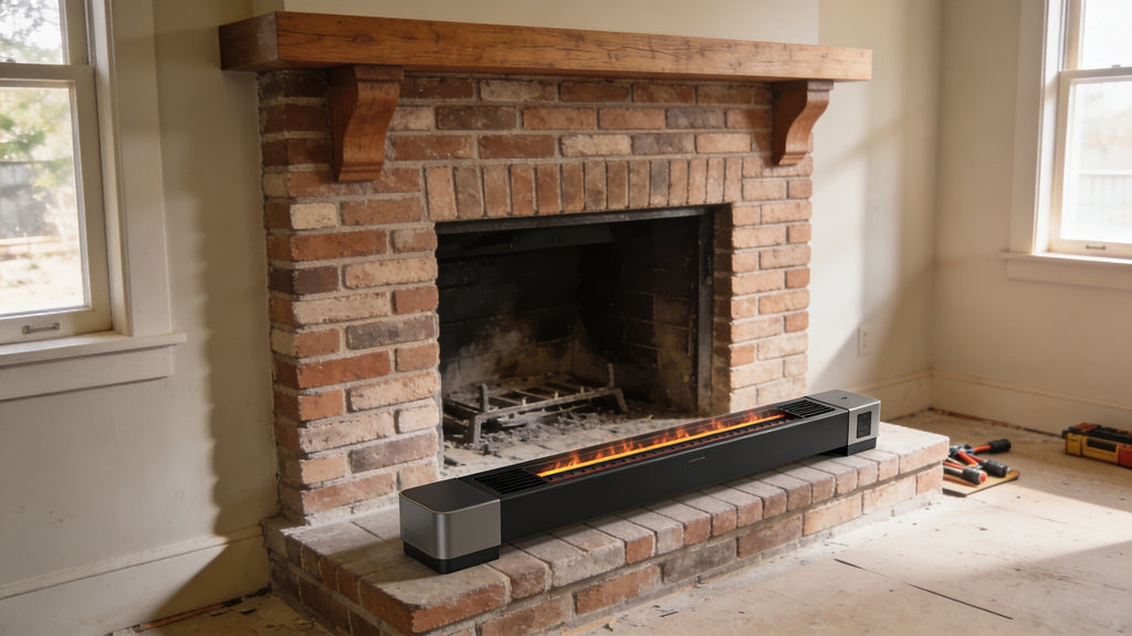 Convert Wood Fireplace to Electric: The Easier Path