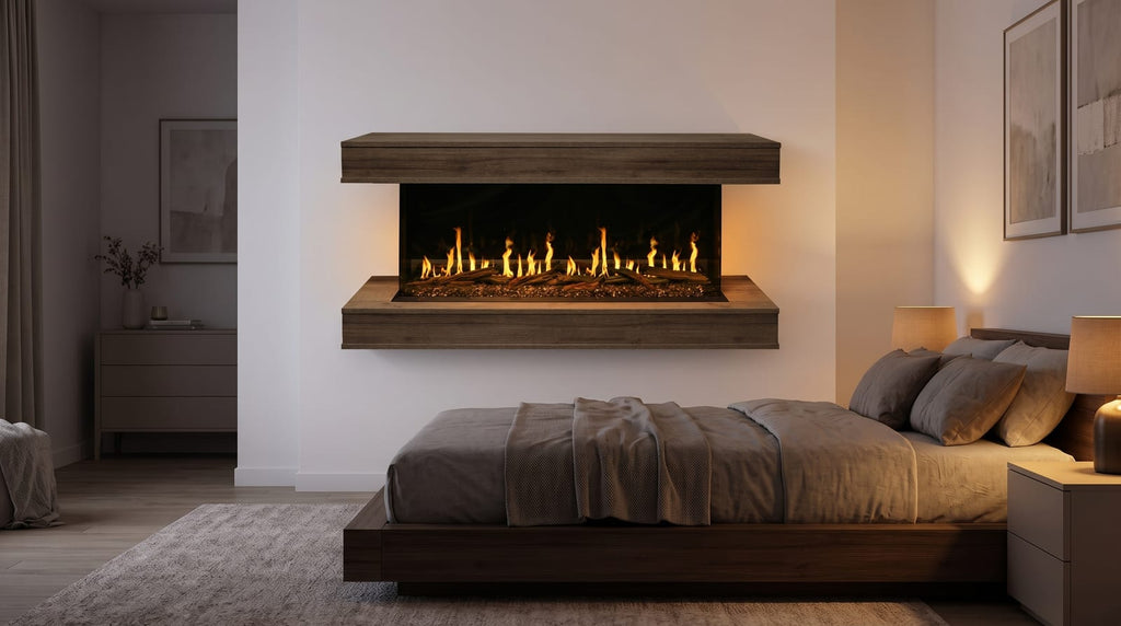 Can I Use an Electric Fireplace in a Bedroom?