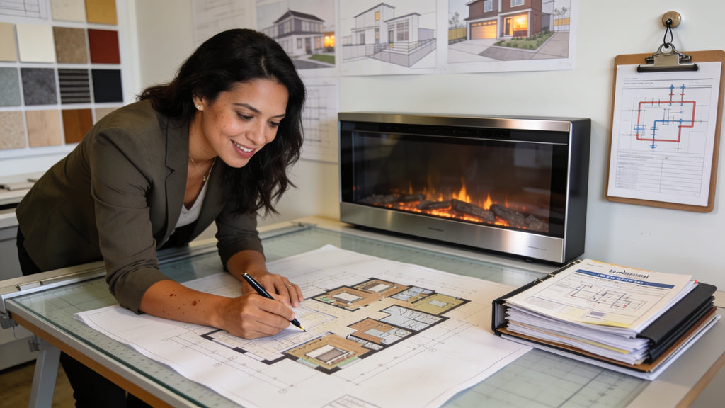 Electric vs Gas Fireplace Cost for New Construction: Which Is Lower?