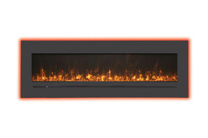 Sierra Flame 66-inch Mount / Recessed Electric Fireplace