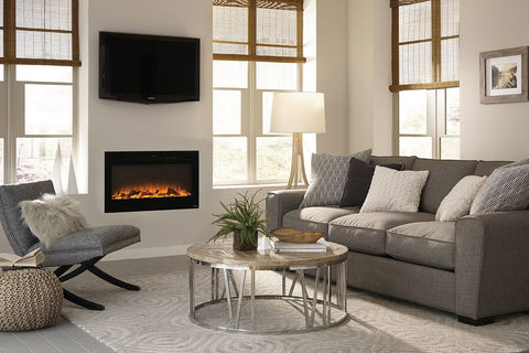 Touchstone Sideline 40 inch Built-in Electric Fireplace - Heater - 80027 - Electric Fireplaces Depot
