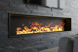 Aquafire Lite 60 inch Built-In Water Vapor Electric Fireplace - Water Mist Electric Fireplace - AWL-60-160