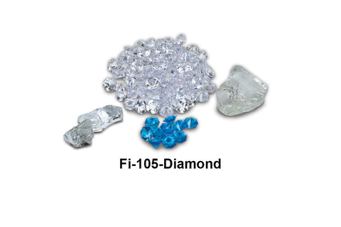 Image of Amantii Remii Sierra Flames Electric Fireplace Glass Media Fi-105-Diamond Fi-106-Diamond Fi-107-Diamond Fi-109-Diamond