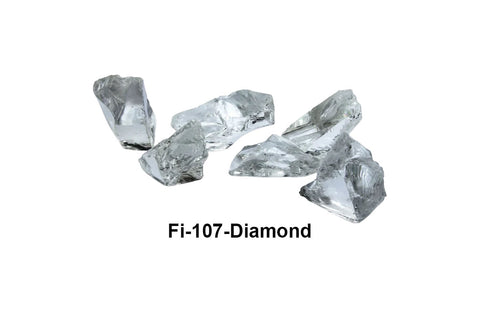 Image of Amantii Remii Sierra Flames Electric Fireplace Glass Media Fi-105-Diamond Fi-106-Diamond Fi-107-Diamond Fi-109-Diamond