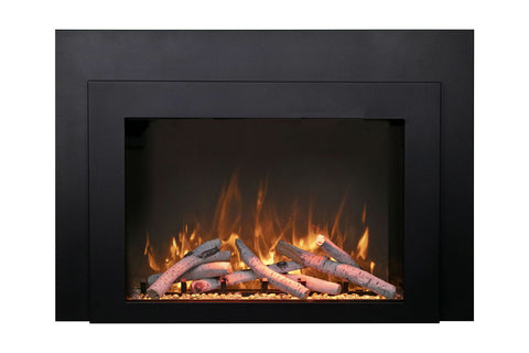 Image of Amantii Traditional Bespoke 38 Inch Built-In Indoor Outdoor Smart Electric Firebox Insert TRD-38-BESPOKE