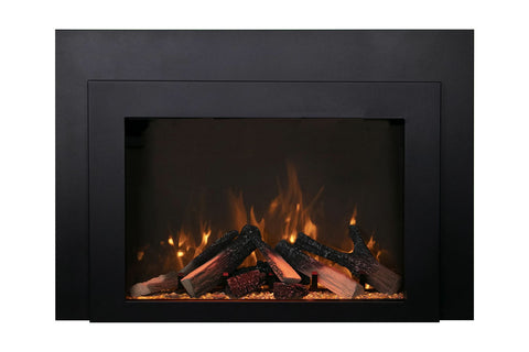 Image of Amantii Traditional Bespoke 38 Inch Built-In Indoor Outdoor Smart Electric Firebox Insert TRD-38-BESPOKE