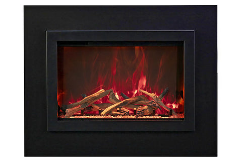 Image of Amantii Traditional Bespoke 38 Inch Built-In Indoor Outdoor Smart Electric Firebox Insert TRD-38-BESPOKE