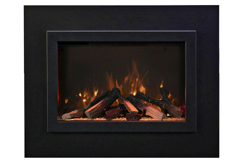 Image of Amantii Traditional Bespoke 38 Inch Built-In Indoor Outdoor Smart Electric Firebox Insert TRD-38-BESPOKE