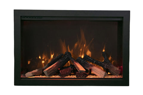 Image of Amantii Traditional Bespoke 44 Inch Built-In Indoor Outdoor Smart Electric Firebox Insert TRD-44-BESPOKE