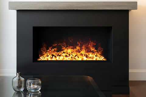 Image of Aquafire Lite 40 inch Built-In Water Vapor Electric Fireplace - Water Mist Electric Fireplace - AWL-40-100