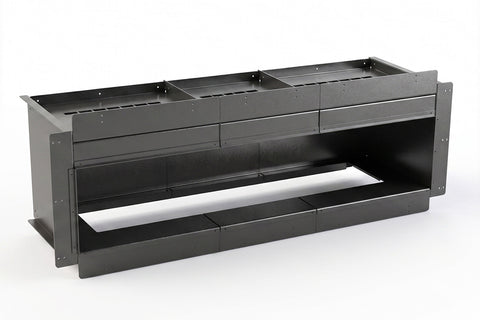Image of AquafireBox for Aquafire Water Vapor Fireplace - Modular Built In Enclosure AFB-20-32 AFB-40-52 AFB-60-72