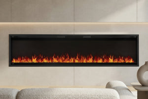 Napoleon Astound SlimMount 74 inch Smart Wall Mount Recessed Slim Linear Electric Fireplace - NEFL74AS