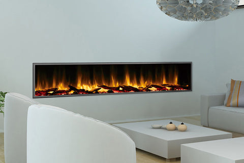 Image of Returned Dynasty Harmony 80 Inch Built In Linear Wall Mount Electric Fireplace | DY-BEF80 | Dynasty Fireplaces
