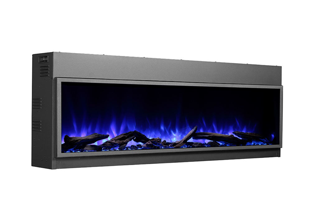 Returned Dynasty Harmony 80 Inch Built In Linear Wall Mount Electric Fireplace | DY-BEF80 | Dynasty Fireplaces