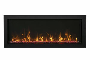 Amantii Panorama 30 inch Extra Slim Built-in Indoor/Outdoor Linear Electric Fireplace