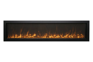 Amantii Panorama 60 inch Extra Slim Built-in Indoor/Outdoor Linear Electric Fireplace