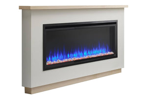 SimpliFire Boyd 68'' Ready to Finish Electric Fireplace Mantel Package
