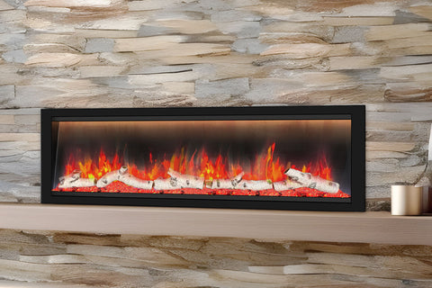 Image of Dynasty Allegro 68 inch Smart Linear Recessed Built in Electric Fireplace | DY-BFM68 | WiFi Dynasty Fireplaces