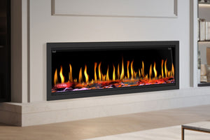 Dynasty Tempo 52 inch Virtual Linear Recessed Electric Fireplace DY-FVX52