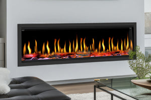 Dynasty Tempo 63 inch Virtual Linear Recessed Electric Fireplace DY-FVX63