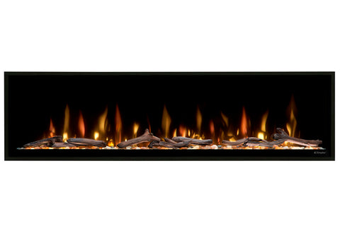 Image of Dimplex Evolve Inch Electric Fireplace Wall Mount Mantel - Premium Iron Finish 