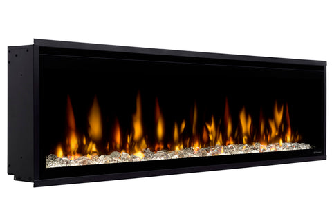 Image of Dimplex Evolve Inch Electric Fireplace Wall Mount Mantel - Premium Iron Finish 