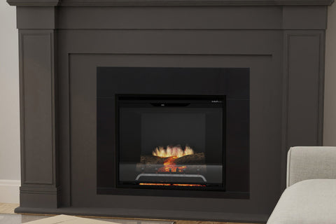 Image of Dimplex Revillusion 30 inch Built In Electric Fireplace Black - Firebox - REV30-BL 500005447 w Trim
